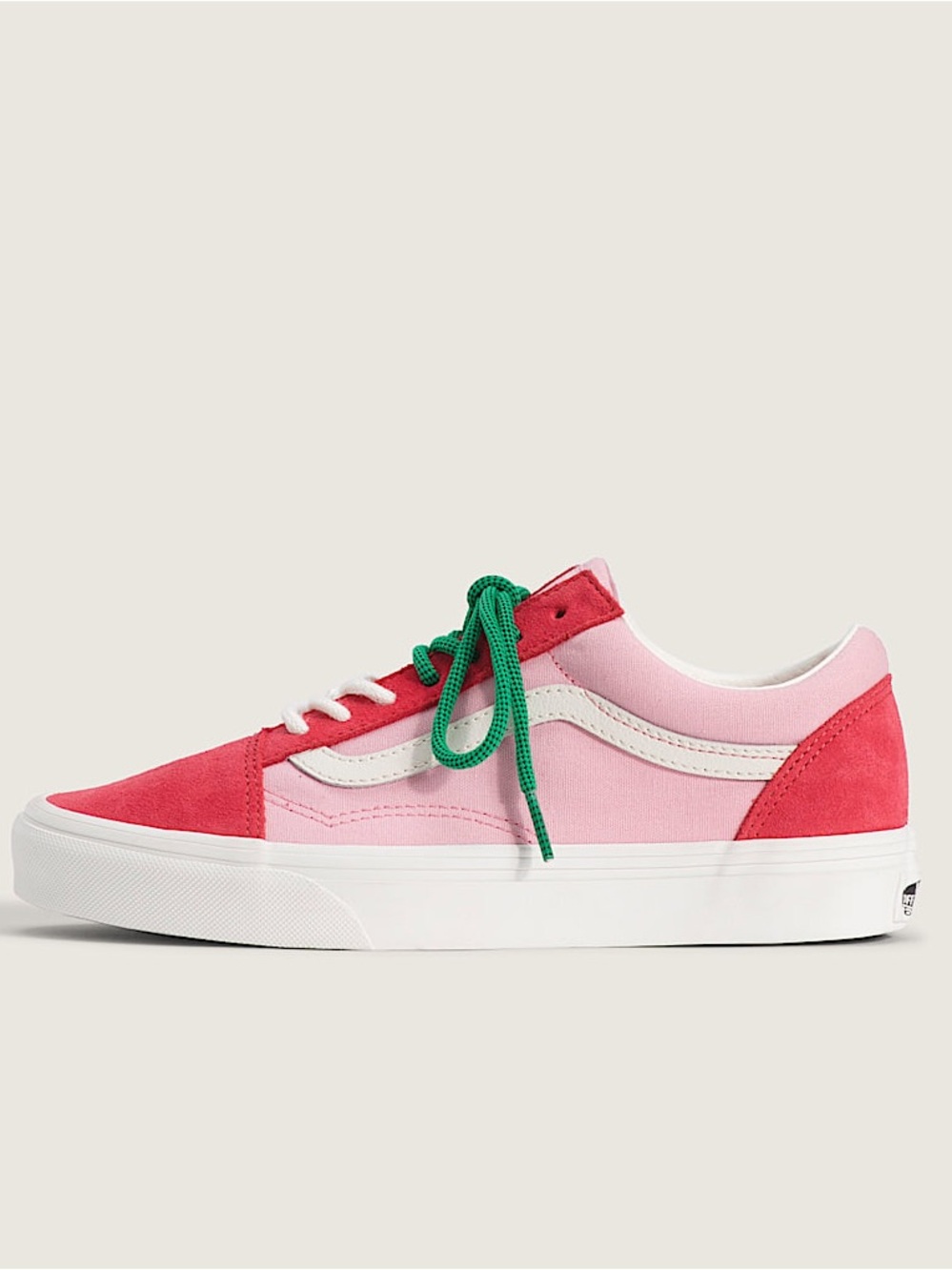 Vans Old Skool Pink and Red Low-Top Sneakers